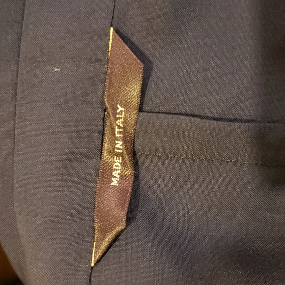 Paul Stuart Navy Wool Blend Sport Jacket, Size 46/Regular - Picture 7 of 8